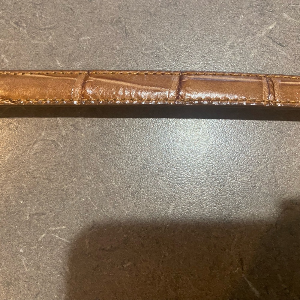 Brighton Brown Leather Belt with Silver Heart Buckle